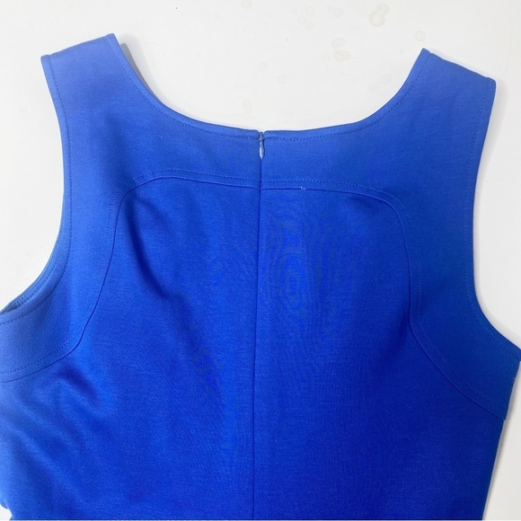 Trina Turk Sleeveless Cocktail Dress Blue 4 - Picture 6 of 7